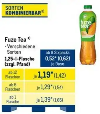 METRO Fuze Tea Angebot
