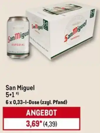 METRO San Miguel 5+1 Angebot