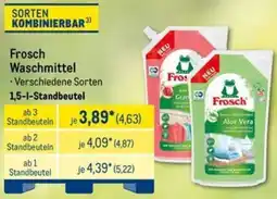 METRO Frosch Waschmittel Angebot