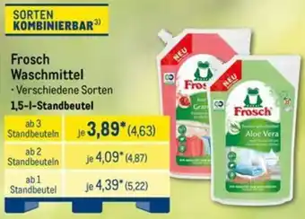 METRO Frosch Waschmittel Angebot