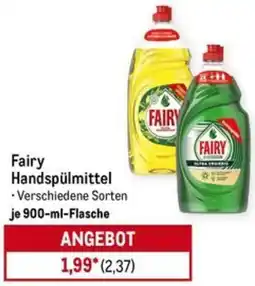 METRO Fairy Handspülmittel Angebot