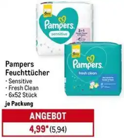 METRO Pampers Feuchttücher Angebot