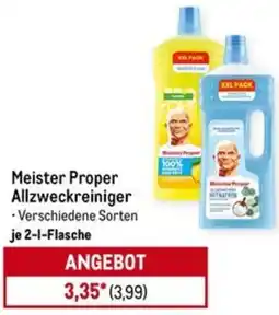 METRO Meister Proper Allzweckreiniger Angebot