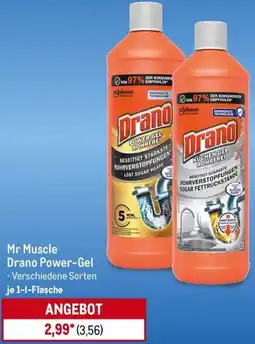 METRO Mr Muscle Drano Power-Gel Angebot