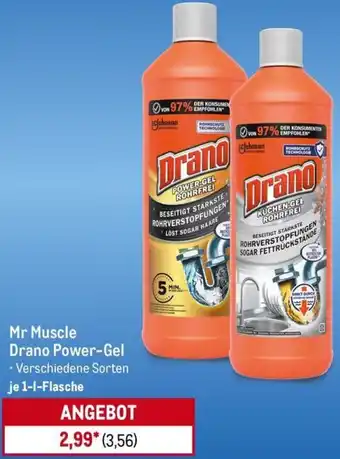 METRO Mr Muscle Drano Power-Gel Angebot