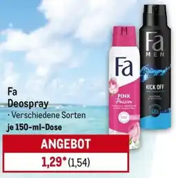 METRO Fa Deospray Angebot