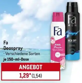 METRO Fa Deospray Angebot