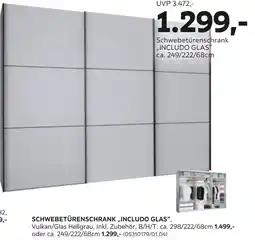 Mömax Schwebetürenschrank „includo glas“ Angebot