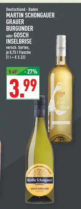 Marktkauf Martin schongauer grauer burgunder Angebot