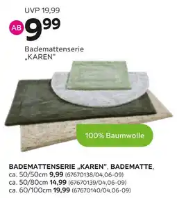 Mömax Bademattenserie „karen“ Angebot