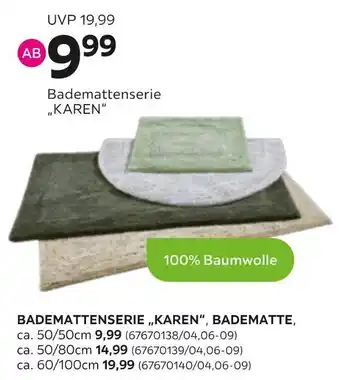 Mömax Bademattenserie „karen“ Angebot