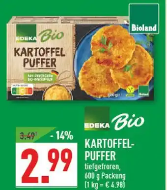 Marktkauf Edeka bio kartoffelpuffer Angebot