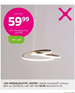 Mömax Led-hängeleuchte „mofer“ Angebot