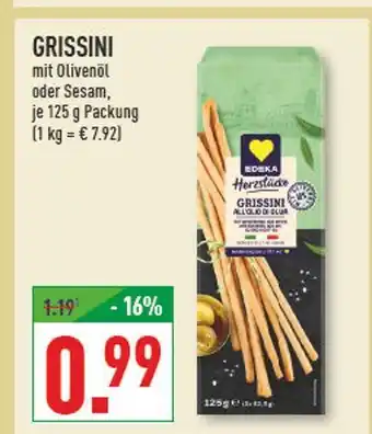 Marktkauf Edeka grissini mit olivenöl Angebot