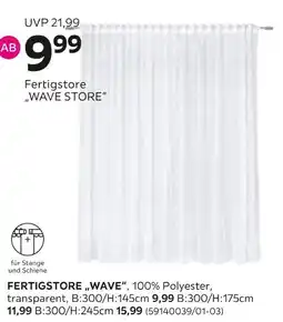 Mömax Fertigstore „wave“ Angebot