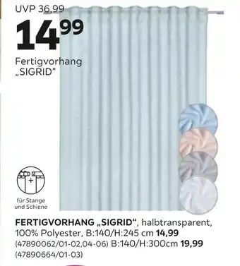 Mömax Fertigvorhang „sigrid“ Angebot