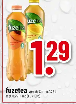 trinkgut Fuzetea schwarzer tee pfirsich Angebot