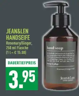 Marktkauf Jean&len handseife rosemary/ginger Angebot