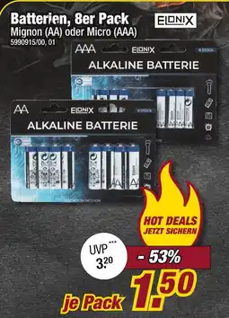 Poco Elonix alkaline batterien mignon (aa) Angebot