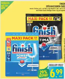 Marktkauf Finish power classic spülmaschinen-tabs Angebot
