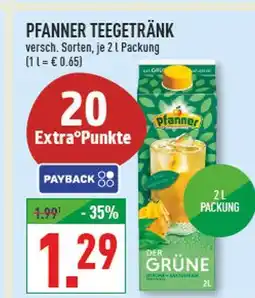 Marktkauf Pfanner tegetränk der grüne Angebot