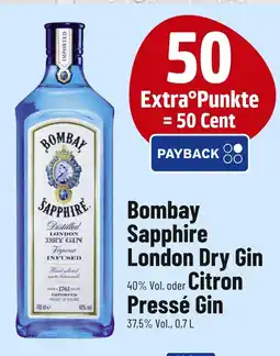 trinkgut Bombay sapphire london dry gin oder citron pressé gin Angebot