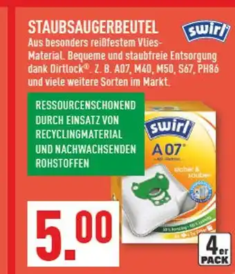Marktkauf Swirl staubsaugerbeutel Angebot