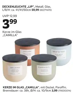 Mömax Kerze im glas „camilla“ Angebot