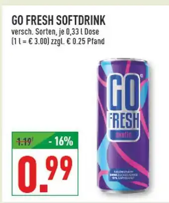 Marktkauf Go fresh softdrink Angebot