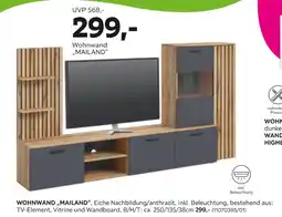 Mömax Wohnwand „mailand“ Angebot