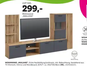 Mömax Wohnwand „mailand“ Angebot
