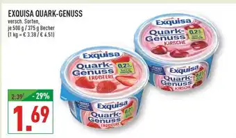 Marktkauf Exquisa quark-genuss erdbeere Angebot