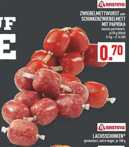 Marktkauf Rasting zwiebelmettwurst oder schinkenzwiebelmett mit paprika Angebot