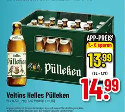 trinkgut Veltins helles pülleken Angebot