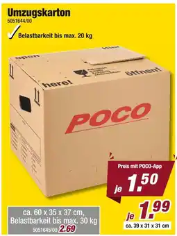 Poco Poco umzugskarton Angebot