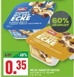 Marktkauf Müller joghurt mit der ecke schoko balls Angebot