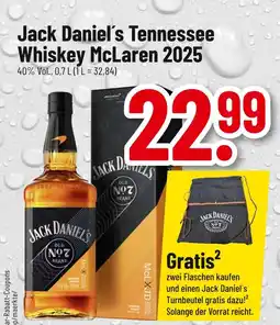 trinkgut Jack daniel's tennessee whiskey mclaren 2025 Angebot