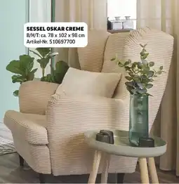 Poco Sessel oskar creme Angebot