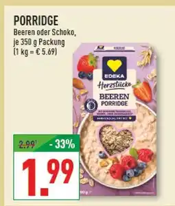 Marktkauf Edeka herzstücke beeren porridge Angebot
