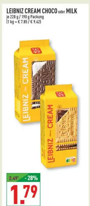 Marktkauf Leibniz cream choco Angebot
