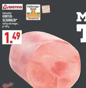 Marktkauf Rasting gekochter hinterschinken Angebot
