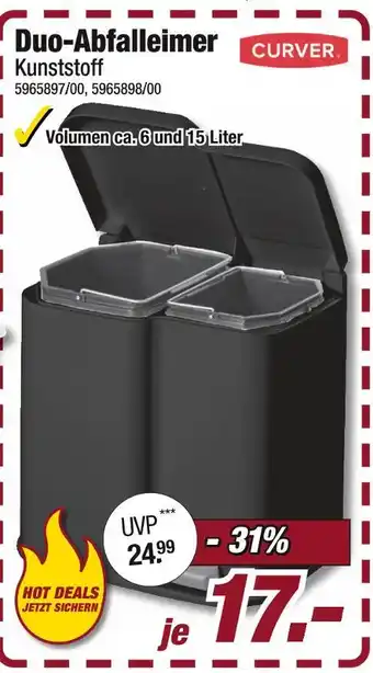 Poco Curver duo-abfalleimer Angebot