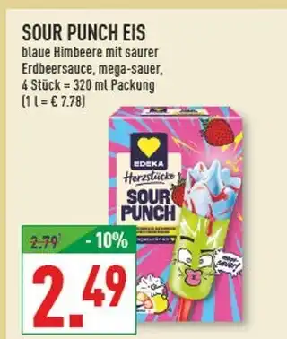Marktkauf Edeka herzstücke sour punch eis Angebot