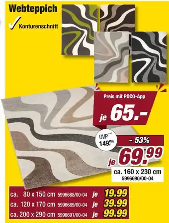 Poco Webteppich Angebot