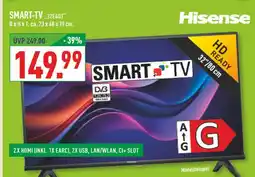 Marktkauf Hisense smart-tv 32e40t Angebot