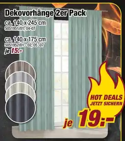 Poco Dekovorhänge 2er pack Angebot