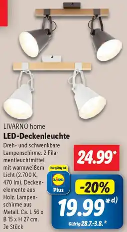 Lidl LIVARNO home LED-Deckenleuchte Angebot