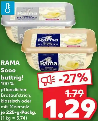 Kaufland RAMA Sooo buttrig! Angebot