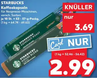 Kaufland STARBUCKS Kaffeekapseln Angebot