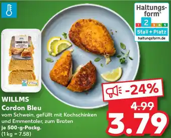 Kaufland WILLMS Cordon Bleu Angebot